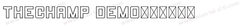 THECHAMP DEMO字体转换